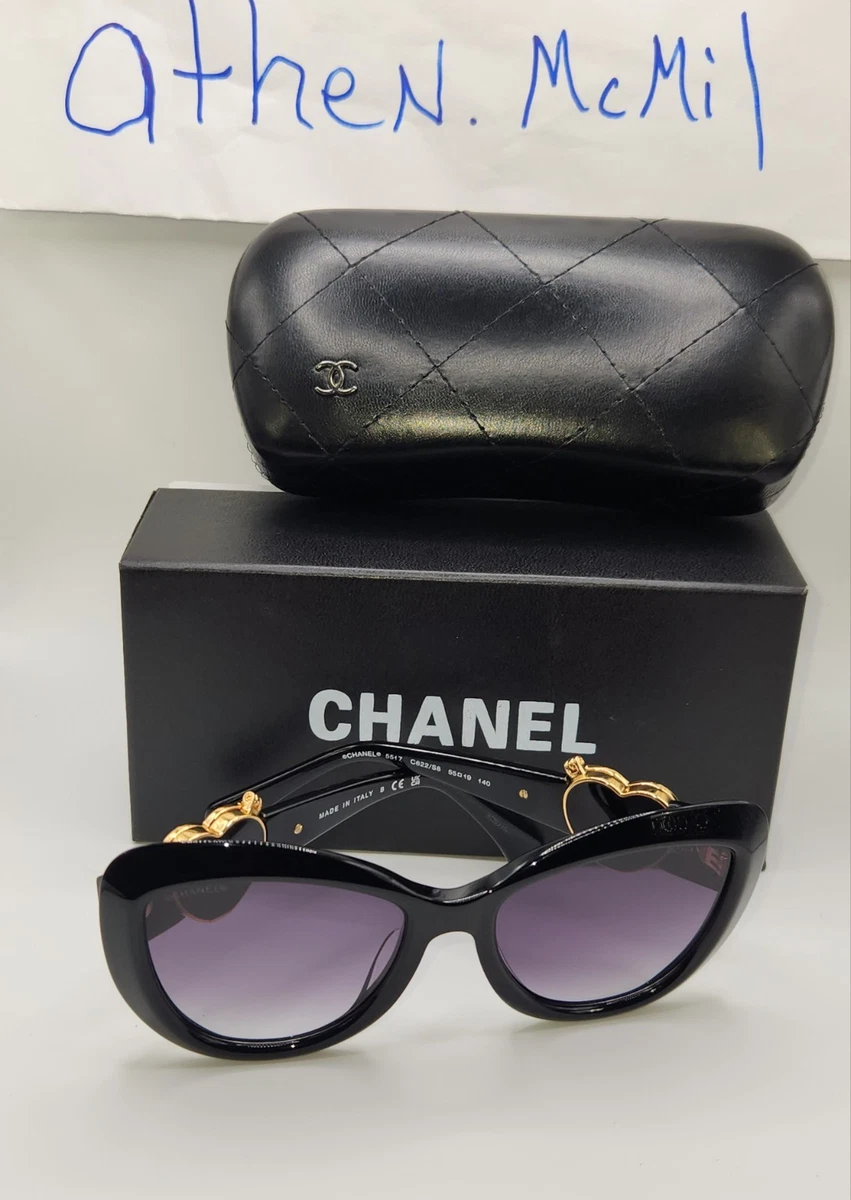 CHANEL Black Mirrored Square Sunglasses for Women for sale | eBay
