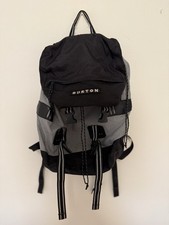 Burton Black Gray Nylon Winter Sports Backpack with Carry Handle Shoulder Strap