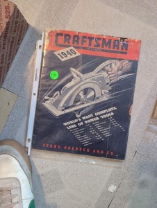 Craftsman 1940 Vintage Power Tool Catalog