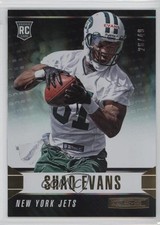 2014 Rookies & Stars Longevity Parallel Gold 26/49 Shaquelle Evans Shaq #182 0c6