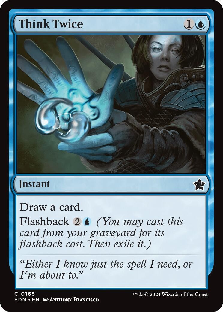 Think Twice [Foundations - 165] NM