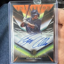 2023 Bowman Inception Ignacio Alvarez On Card Auto /25 Atl Braves 1stBowman SSP