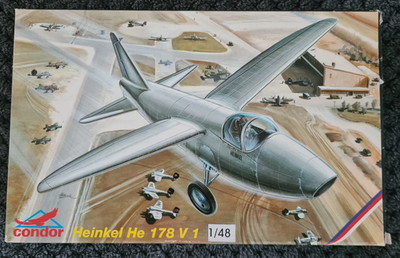 CONDOR 1:48 C48002 Bausatz Heinkel He 178 V 1 ungebaut OVP