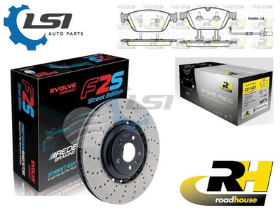 MTEC Brakes Drilled & Grooved Front Brake Discs & Pads Kit For Audi SQ5 3.0 BiTDi 2012-2017 | 380mm Diameter 3 thumbnail image
