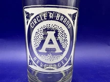 Circle A ACL Soda Bottle 7oz Sedalia Missouri Embossed