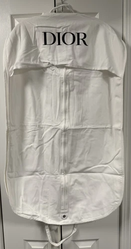 CHRISTIAN DIOR SACCHETTO ANTIPOLVERE VIAGGIO PORTA INDUMENTI VESTITI CAPPOTTI 23”x37”