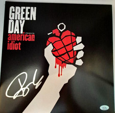 BILLIE JOE ARMSTRONG GREEN DAY SIGNED AUTOGRAPH AMERICAN IDIOT  ALBUM PSA COA