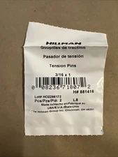 HILLMAN  881416  Tension Pin  Roll Pin  3/16” x 1” Steel  (2 pack)