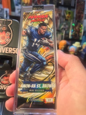 2026 National Exclusive Wild Card 1/1 Amon-ra St. Brown Manga Motion