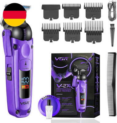 VGR 274 Konturen Haarschneidemaschine Profi, Kabelloser Trimmer Herren Mit Verst