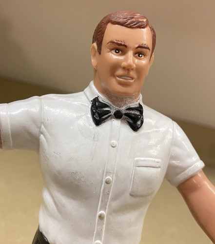 8 Vintage WWF Titan Sports LJN White Shirt Referee...