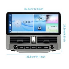 12.3" for 2007-2022 Toyota 4Runner Car Stereo Radio Android 13 Head Unit 4 64G