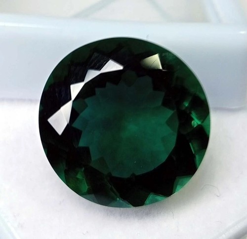 Wonderful Green Tourmaline Round Cut 15 Ct Natural Certified Gemstone KH480 - Picture 4 of 9