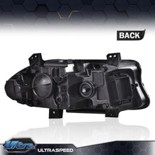 flum mello saphire 2015 2016 2017 2018 2019 2020 2021 2022 2023 Dodge Charger 7th Gen(LD) LED Headlight Assembly Dual Beam Projector Black