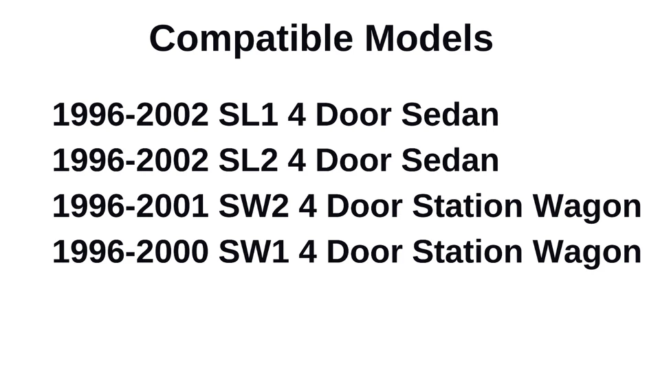 Se adapta a Saturn SL1 SL2 SW1 SW2 4 puertas lado del conductor puerta delantera izquierda ventana vidrio Foto 2 de 4