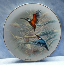 18612. Bradex Wandteller Juwelen der Vogelwelt   Eisvögel  Rosenthal Classic