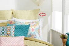 Bar III Kaya Collection Euro Pillow Sham Green - New