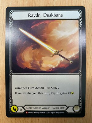 Raydn, Duskbane 1st Edition (Monarch) - Flesh and Blood | eBay
