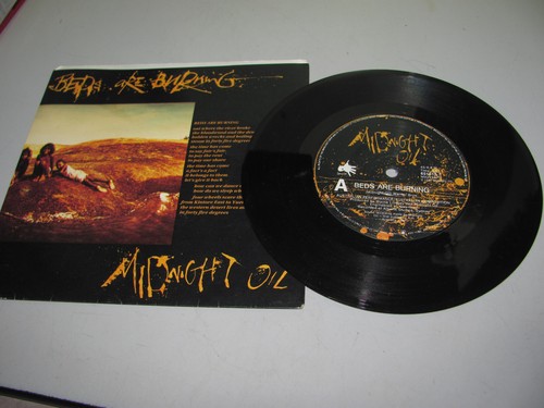 Midnight Oil – Beds Are Burning -Vinyl, 7", 45 RPM, Single - 1987 EX Condition