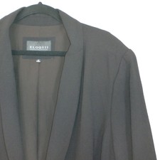 Eloquii Black Longline Long Sleeve Blazer - Size 28 - New With Tags