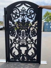 Contemporary modern metal gate, Modern Metal Gate, Custom size Art Pedestrian
