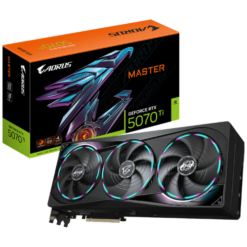 新品　 AORUS　MASTER GeForce RTX5070Ti AORUS GeForce RTX™ 5070 Ti MASTER 16G｜AORUS - GIGABYTE USA