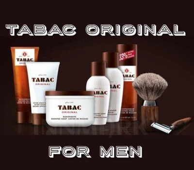 TABAC ORIGINAL Shaving Soap Deo Gel Aromatic Lathers Well Great Shave Smooth