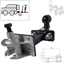 Rallonge de boule d'remorque 200 mm pour porte-vélos sur attelage de remorque