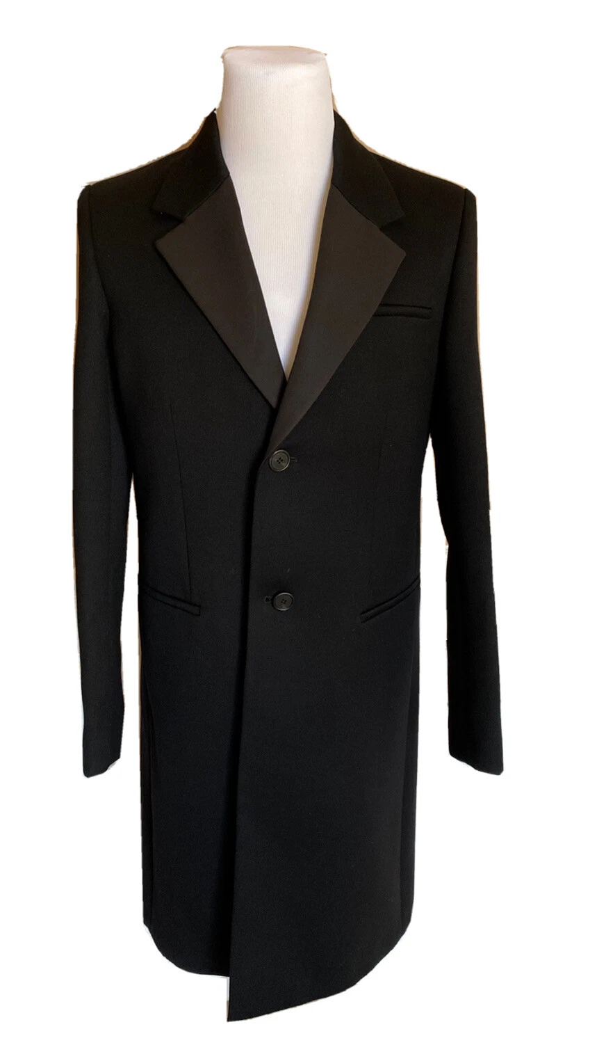 Cappotto uomo Bottega Veneta cashmere nero 38 US (48 euro) 603547 Italia nuovo con etichette $6900