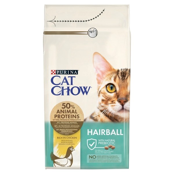 5997204514486 Purina CAT Chow Hairball Controll Katzen-Trockenfutter 1,5 Kg Adul-image