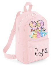 Back To School Toddlers Backpack, Nursery Rucksack, Princess Any Colour Kids Bag