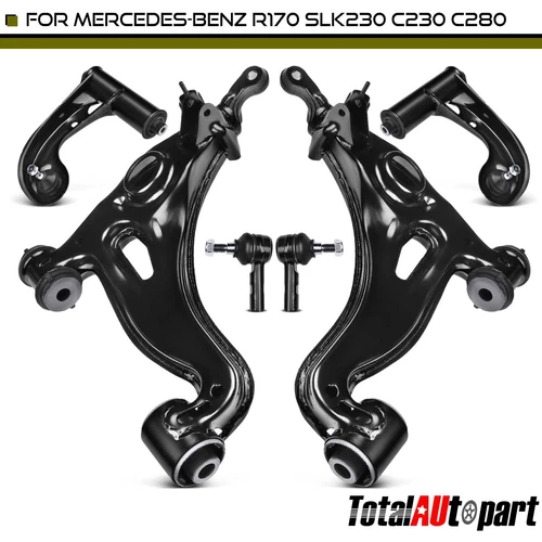 6PCS Front Lower Suspension Control Arm Ball Joint Kit for Mercedes-Benz W202