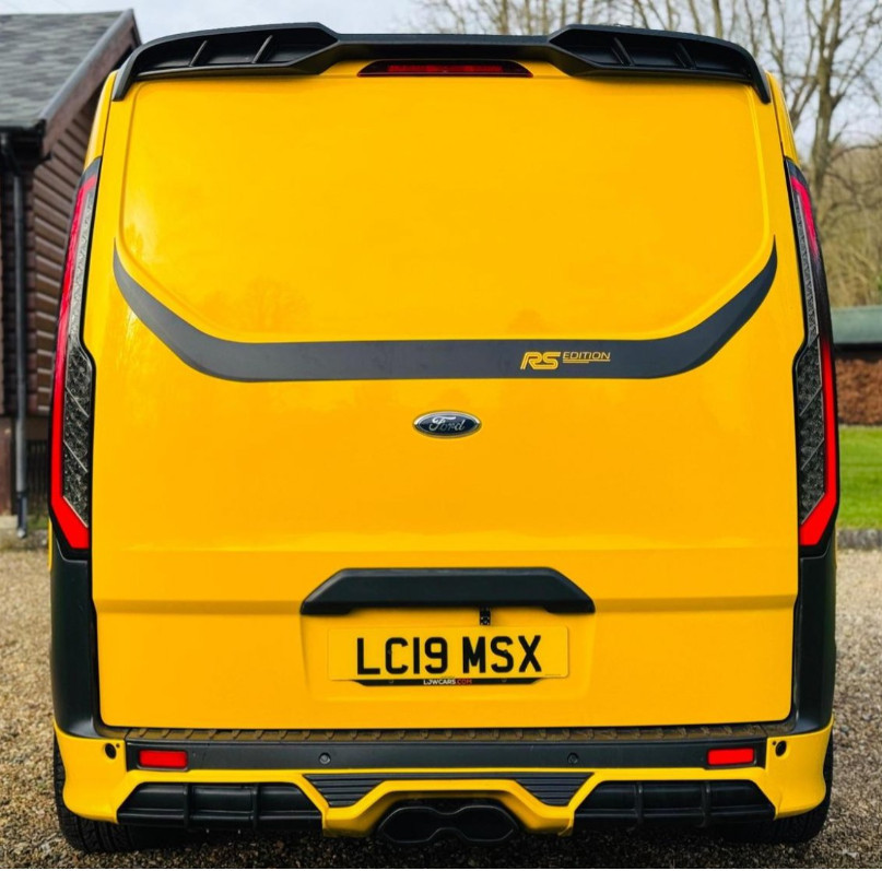 Ford Transit Custom Body Stripe Graphics Decals Any Logo 2012-2025