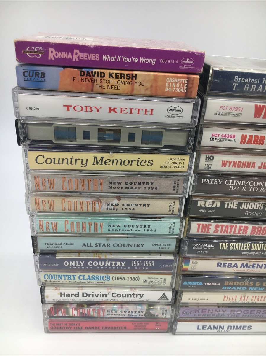 On & on-Hits of［カセット］ Lot of 40 Country Cassette Tapes Various Artists Albums