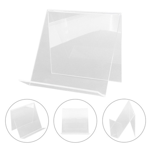 Record Display Holder Table Menu Display Stand Clear Vinyl Record Holder - Picture 8 of 12