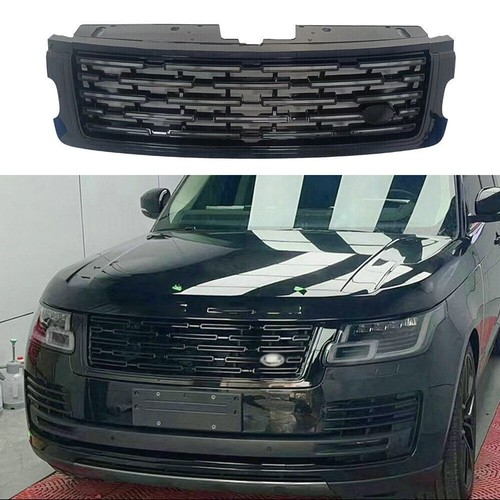 Front Grille Mesh Grill Bar Fits For Range Rover 2018-2022 Upgrade To 2023 - Imagen 1 de 7