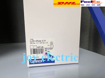 1PC SNew in box OMRON CPU Processor Module CJ2H-CPU66-EIP (by DHL or FedEx)