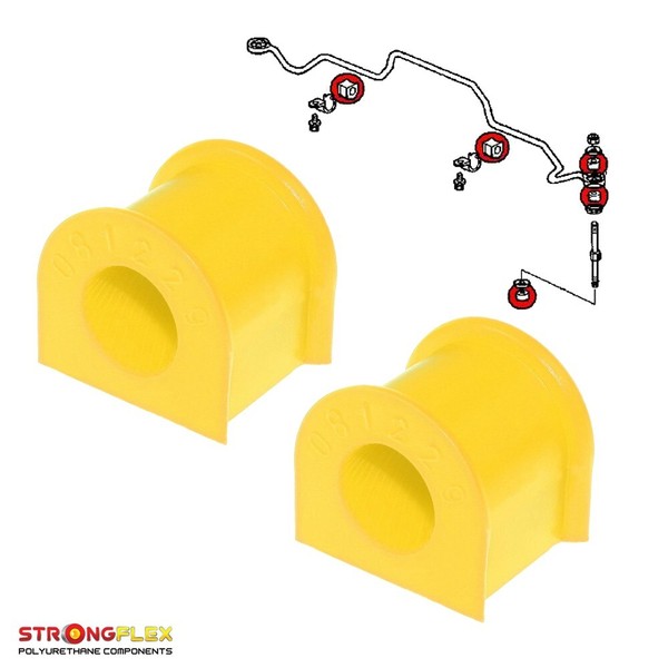 Busches Aus Polyurethan FüR Stabilisatoren Vorne Honda Civic 88-91 Ø18Mm-image