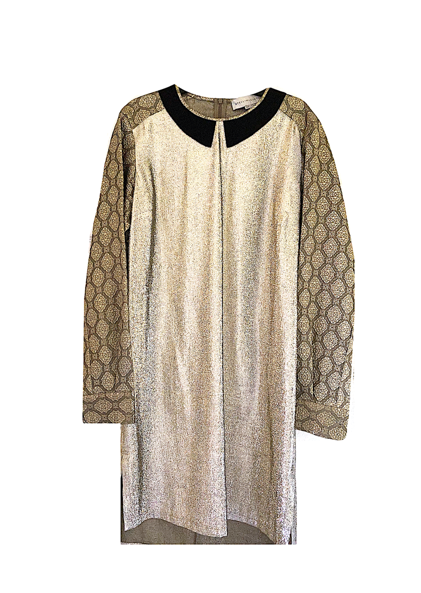 Stella McCartney Metallic Dress Size 40 | eBay