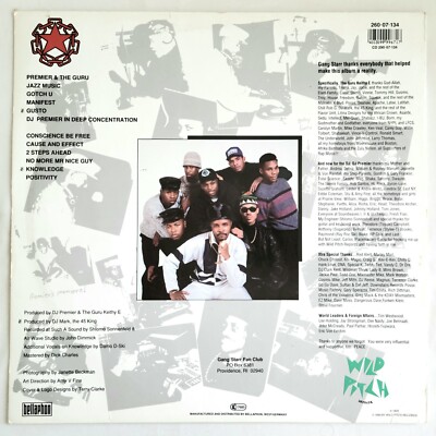 1989 - GANG STARR - NO MORE MR. NICE GUY LP - ORIGINAL