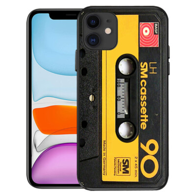 Cassette Retro Case For iPhone 15 14 13 12 11 Pro Max Plus Mini XR XS X SE 8 7 6