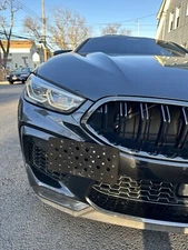 Front Bumper Tow Hook License Plate Tag Mount Bracket For BMW M8 2019-2025 New