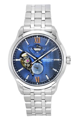 Orient Star Blue Dial Automatic Casual 100M Men's Watch RE-AV0B08L00B