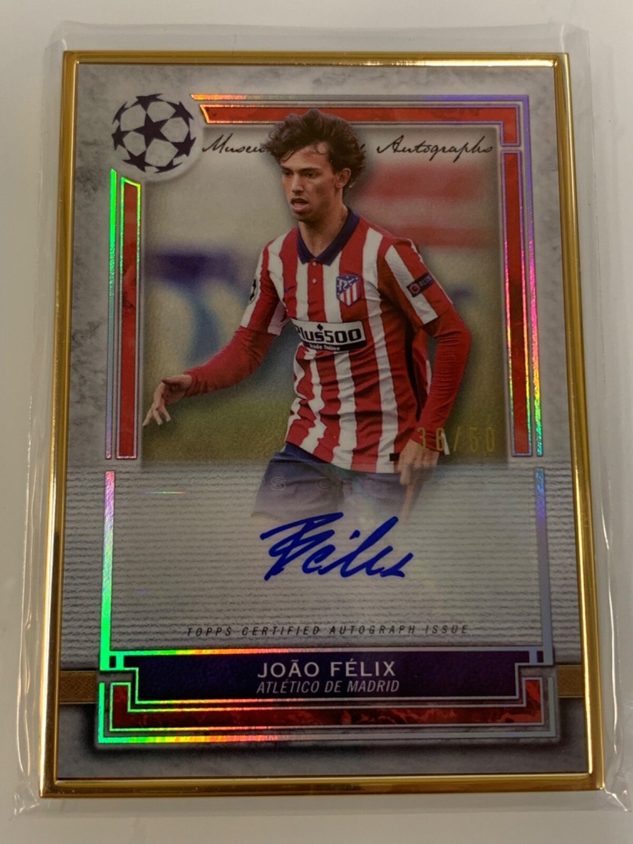 2020-21 Topps Museum Collection Joao Felix Gold Border Auto 2020-21 Topps Museum Collection Joao Felix Gold Border Auto