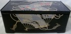 Japanese Fan Design Tissue Holder with Mirror