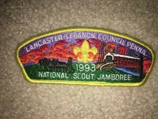 Boy Scout Lancaster Lebanon Covered Bridge PA Council JSP 1993 Jamboree Patch