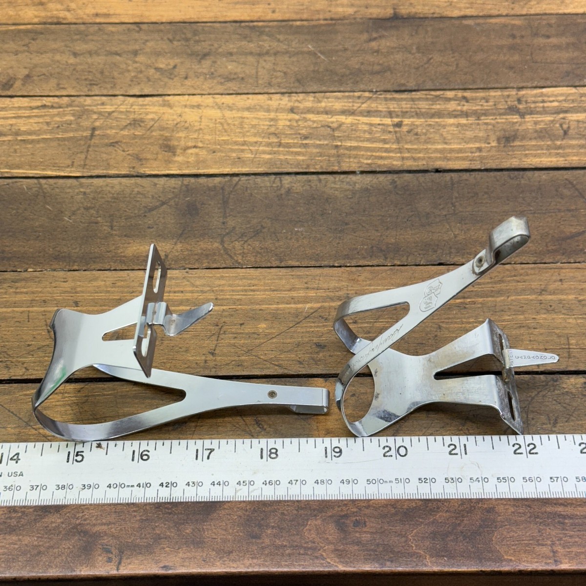Vintage Campagnolo 50th Anniversary Pedal Toe Clips Record