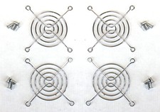 Lot of 8: 80mm Wire Computer Case Cooling Fan Grill / Guard w/ Screws