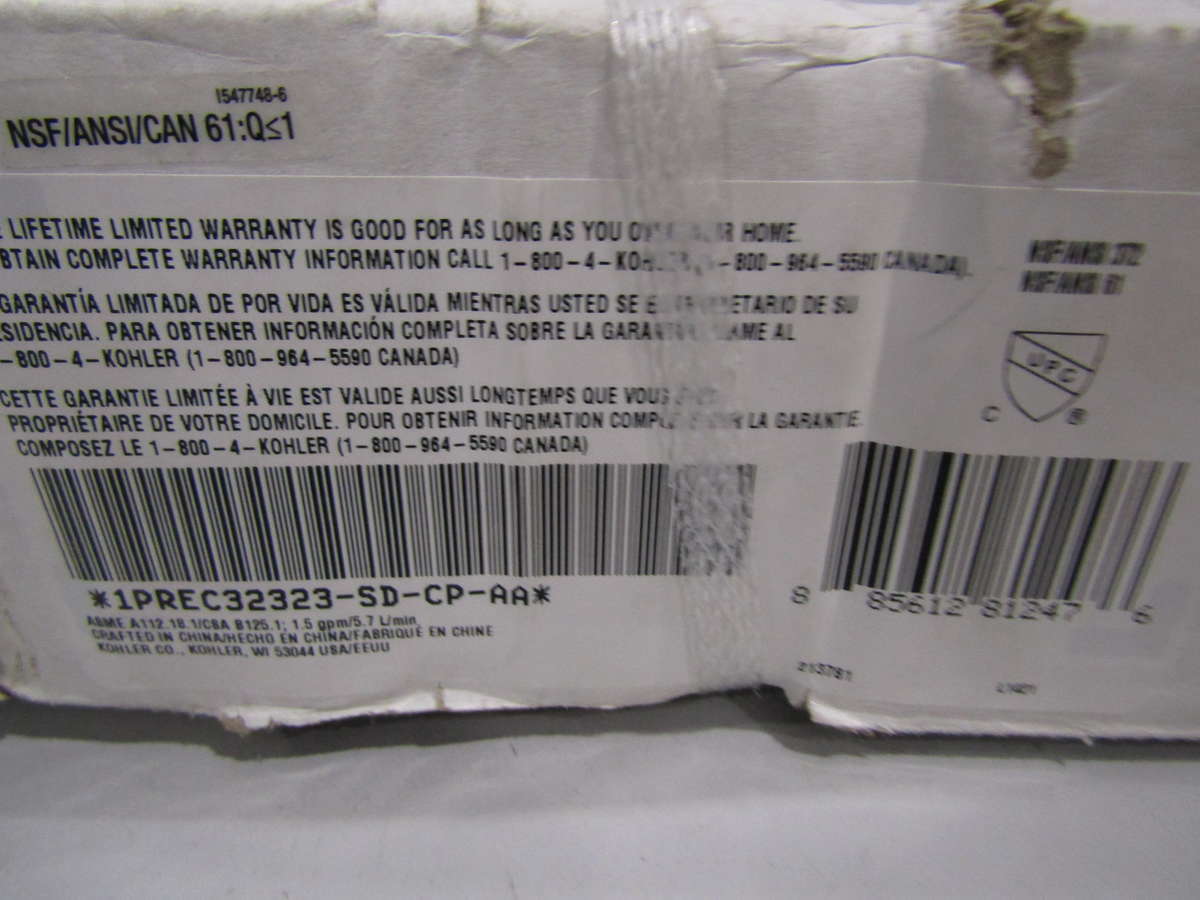 Kohler K22036CP Simplice Response Touchless Pull Down Kitchen Faucet