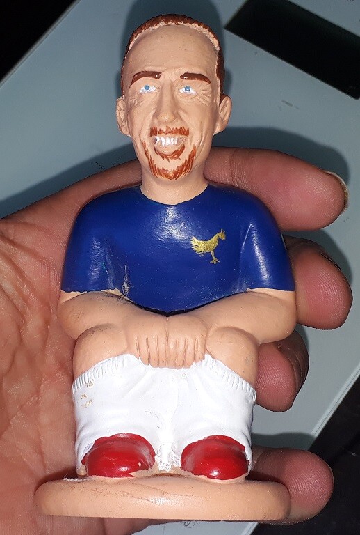 Figurine Franck Ribery les chieurs statuette de collection caganer rare